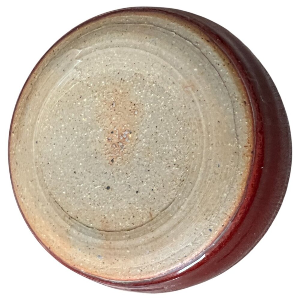 Handmade Pottery Bowl – Studio Stoneware Multicolor Drip Glaze Stunning! 5" dia - Picture 10 of 10